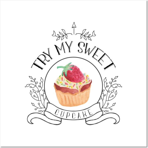 Try my sweet Cupcake Wall Art by NJORDUR